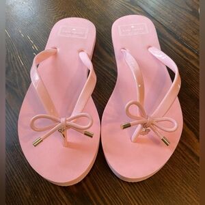 Kate Spade Pink Sandals Style Foxy 8 B With Charms Look Brand New